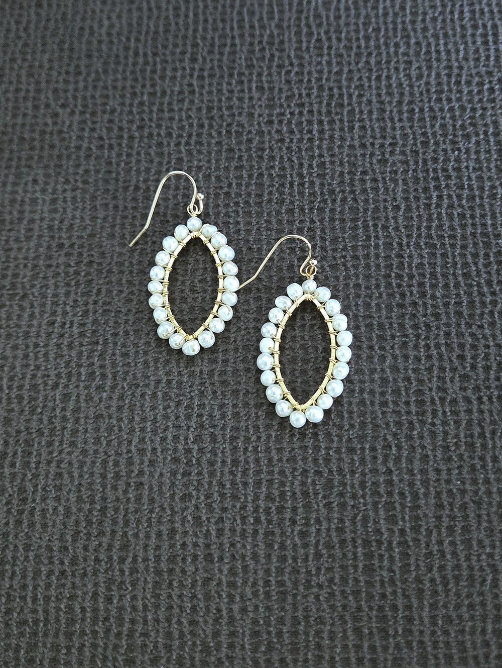 Iris & Lily Freshwater Pearls Earrings